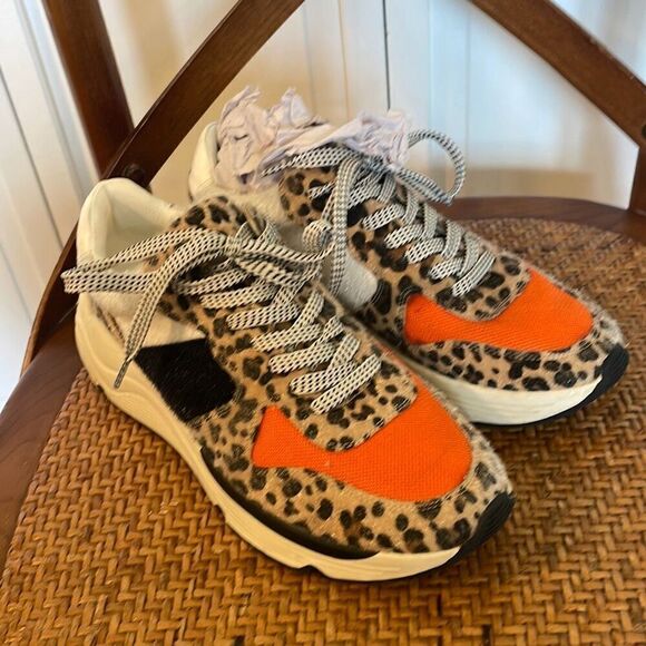 White Raven Loyal leopard print platform sneaker 6 - Picture 10 of 13